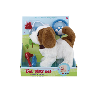 سگ کنترلی سخنگو و موزیکال سفید Pet Play Set Toys_اسباب بازی